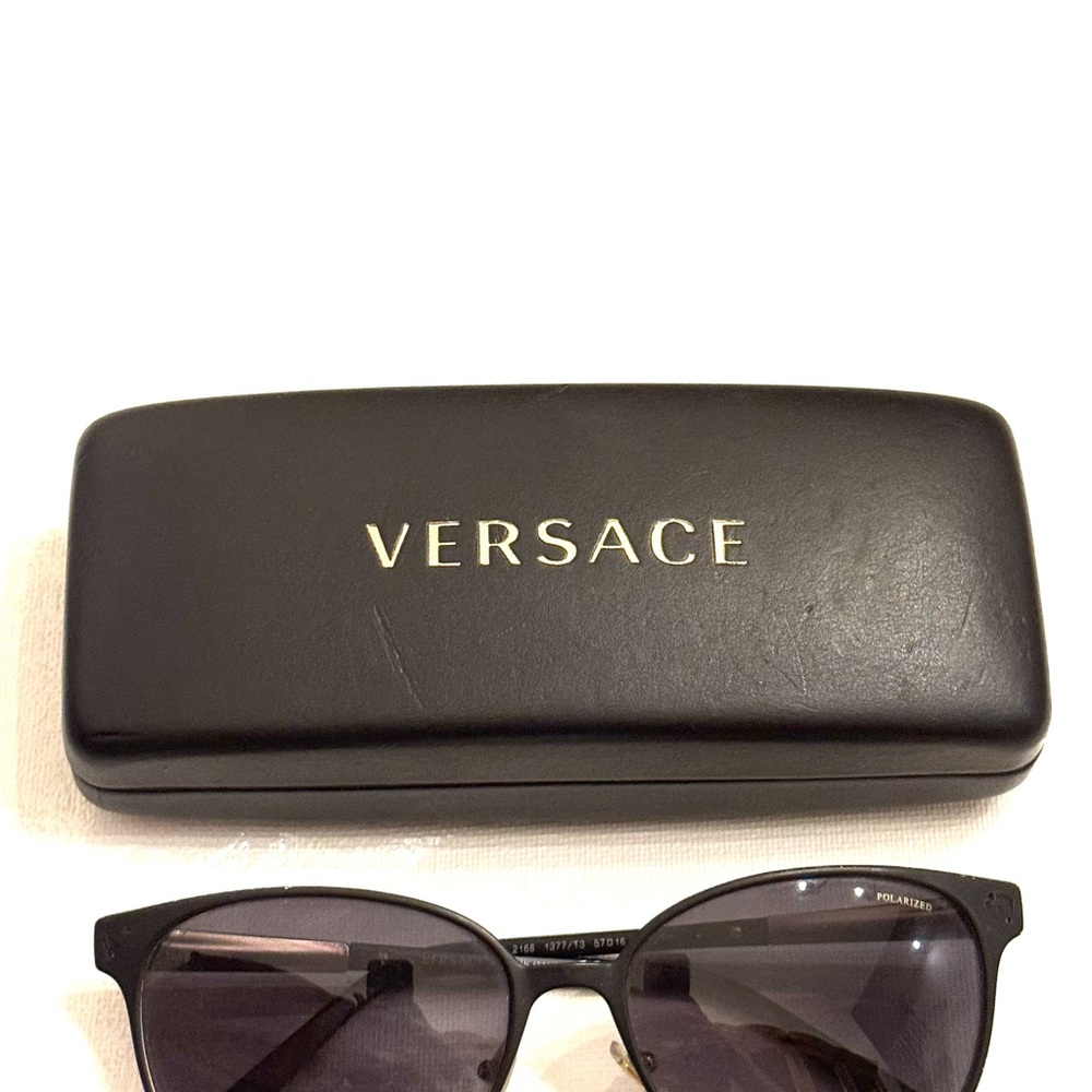 Versace Black Sunglasses with Case